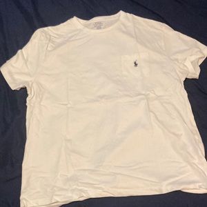 Ralph Lauren white Xl pocket t shirt